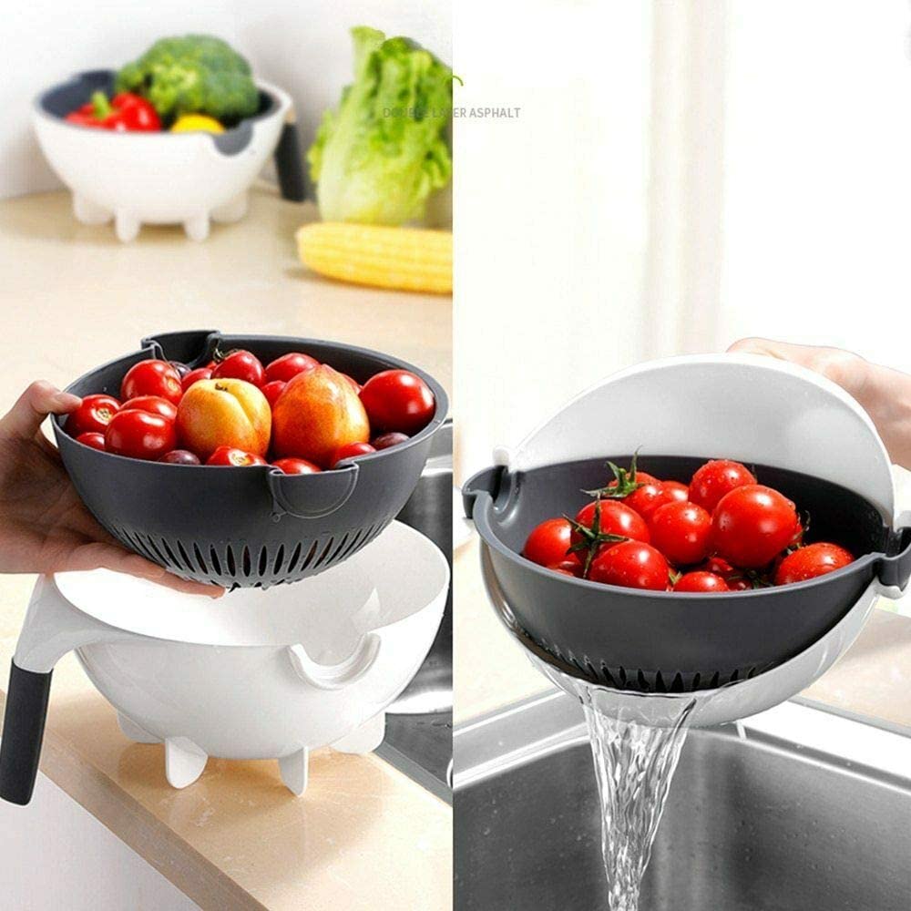 9-in-1 Vegetable Cutter With Drain Basket