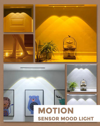 Motion Sensor Strip Light: Wireless LED for Cabinets & Under-Bed Lighting.