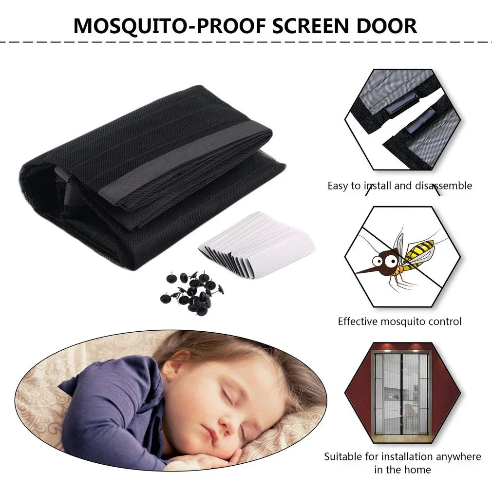 Mosquito Mesh Magnetic Door Curtain