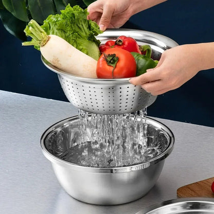 Activ Life - Stainless Steel Kitchen Bowl Set