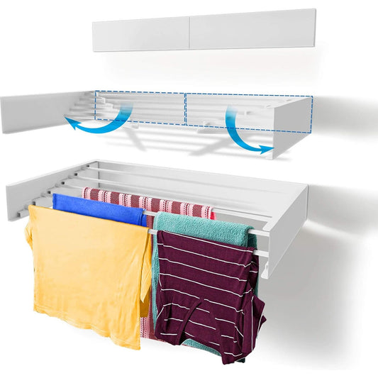 SleekFold Wall-Mounted Drying Rack